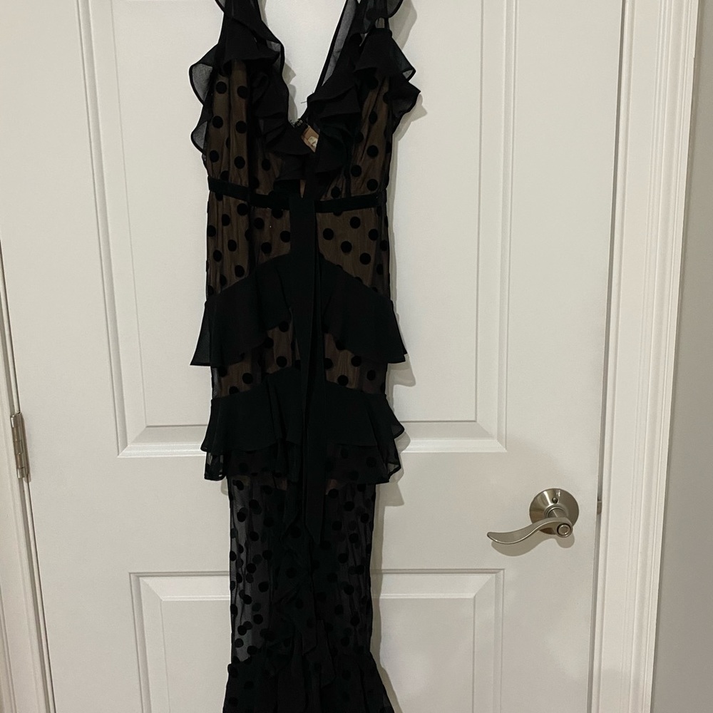 For Love and Lemons Dotty Midi Dress